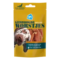AH Gedroogde worstjes voor alle honden kip