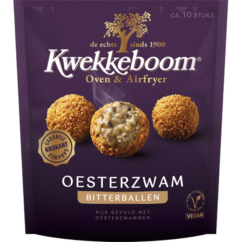 Een afbeelding van Kwekkeboom Oven & airfryer oesterzwam bitterballen