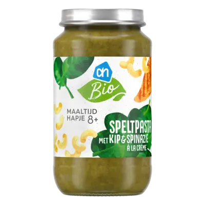 pdp-image-AH Biologisch Speltpasta met kip en spinazie 8m+