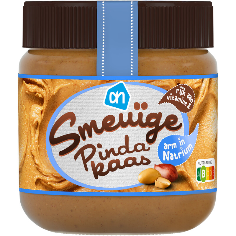 Een afbeelding van AH Smeuïge pindakaas arm in natrium