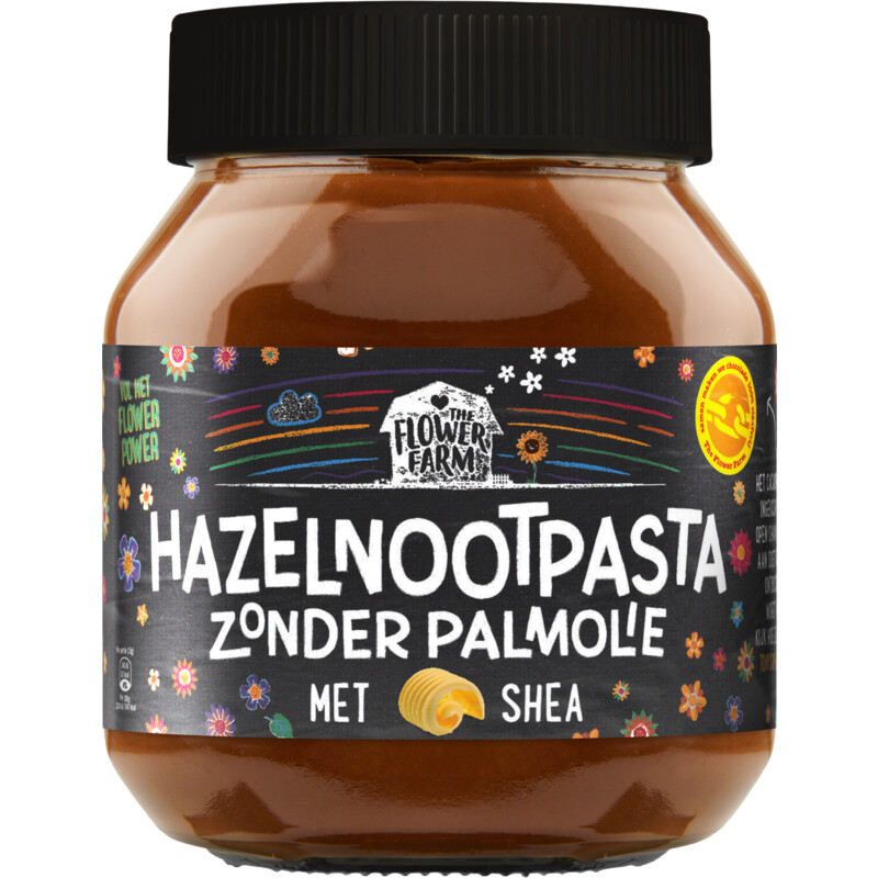 Een afbeelding van Flower Farm Hazelnootpasta zonder palmolie