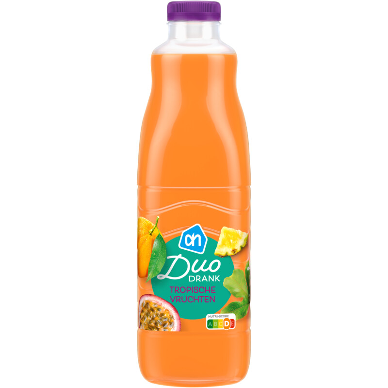 Een afbeelding van AH Duodrank tropische vruchten