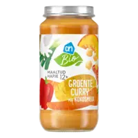 AH Biologisch Maaltijdhapje groentecurry kokosmelk 12+