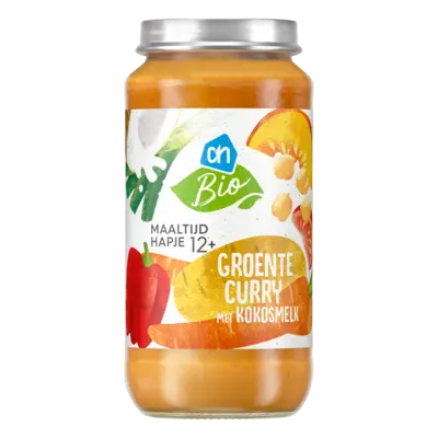 pdp-image-AH Biologisch Maaltijdhapje groentecurry kokosmelk 12+