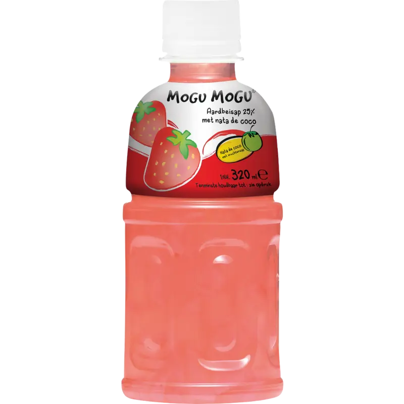 Aardbeiensmaak met Nata de Coco