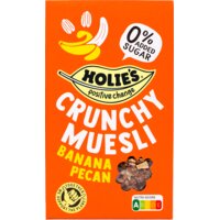 Een afbeelding van Holie's Crunchy muesli banana pecan