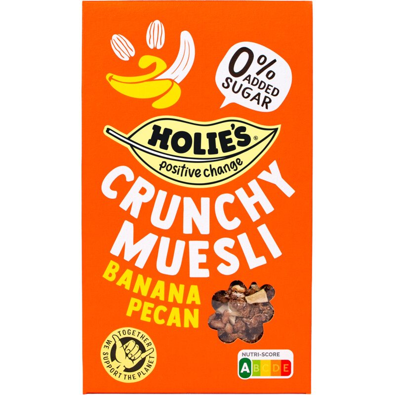 Een afbeelding van Holie's Crunchy muesli banana pecan