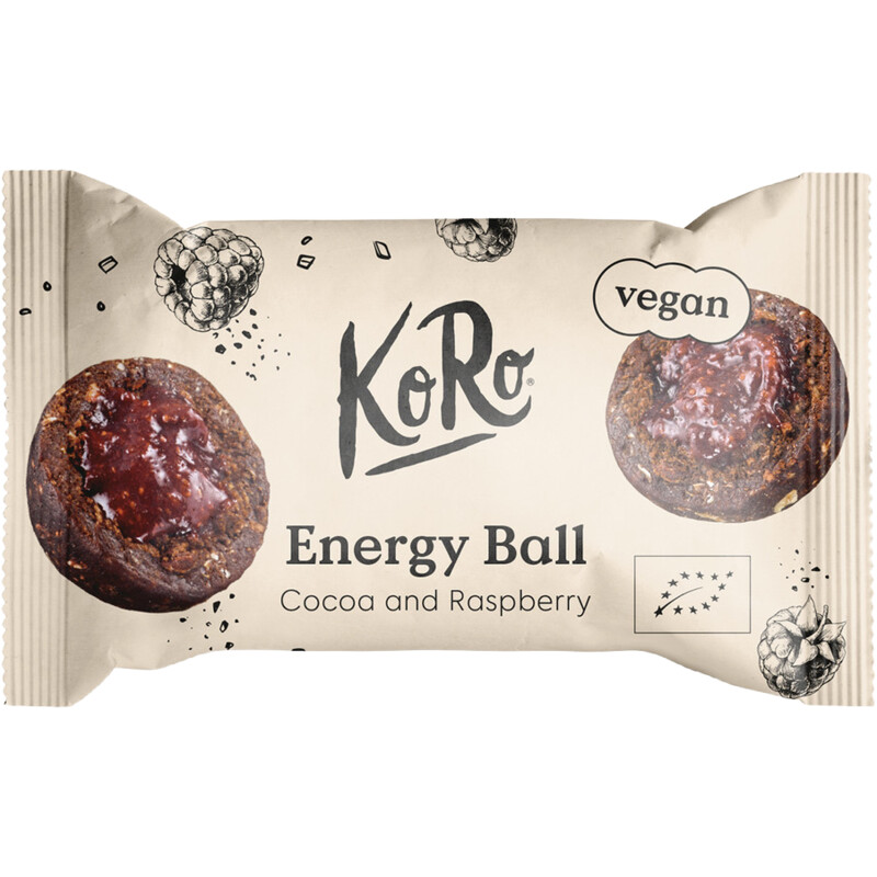 Een afbeelding van KoRo Energy ball chocolate raspberry