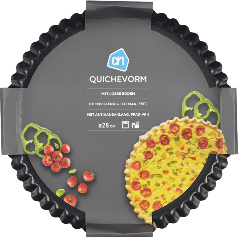 Een afbeelding van AH Quichevorm met losse bodem 28 cm
