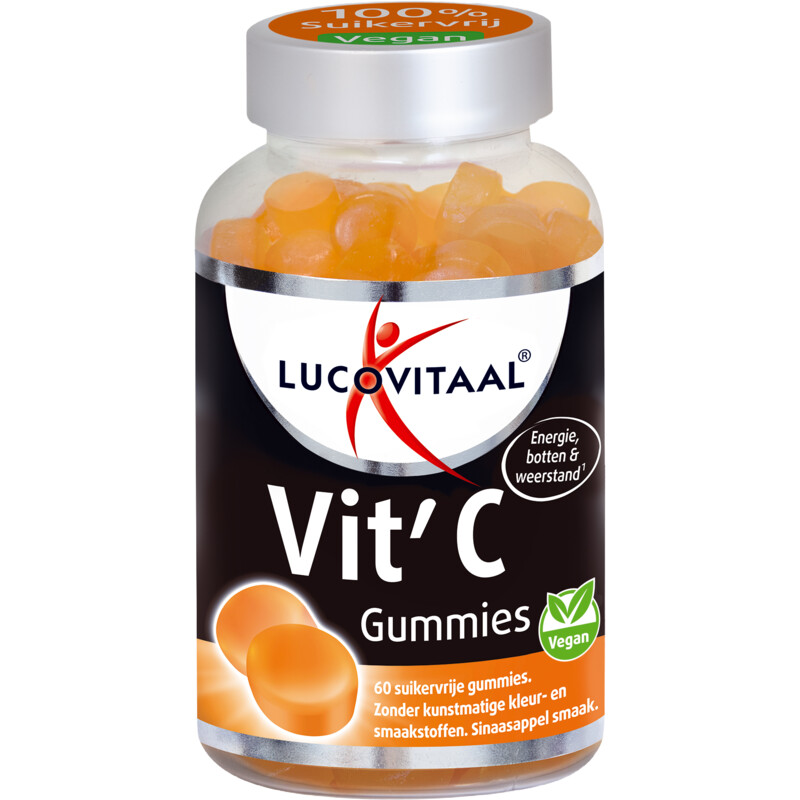 Een afbeelding van Lucovitaal Vit' C gummies sinaasappelsmaak
