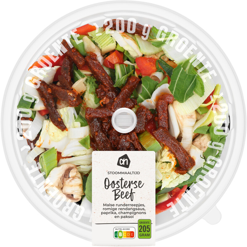 Een afbeelding van AH Stoommaaltijd oosterse beef