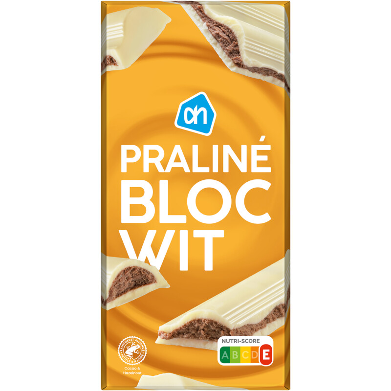 Een afbeelding van AH Praliné bloc wit