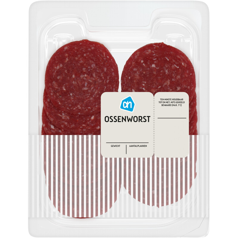 Een afbeelding van AH Ossenworst plakjes