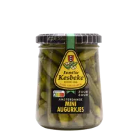 Kesbeke Mini augurkjes zuur