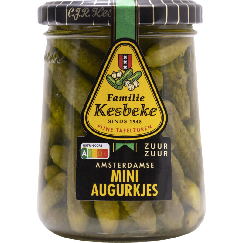 Een afbeelding van Kesbeke Mini augurkjes zuur