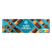 AH Wafelrolletjes melkchocolade