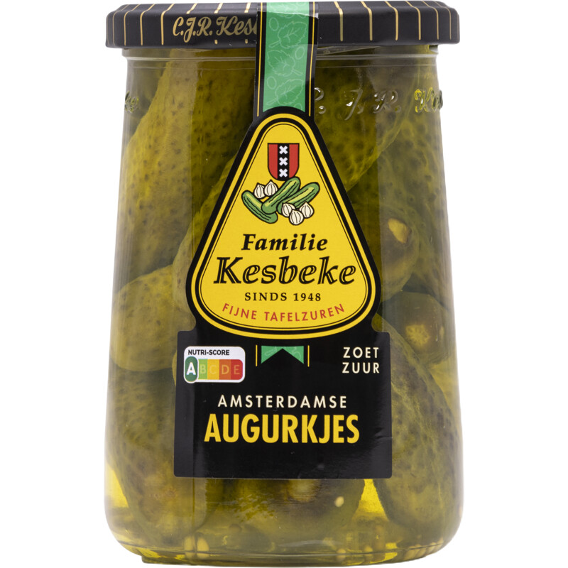 Een afbeelding van Kesbeke Amsterdamse augurkjes zoetzuur
