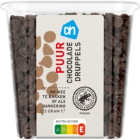 Een afbeelding van AH Puur chocolade druppels