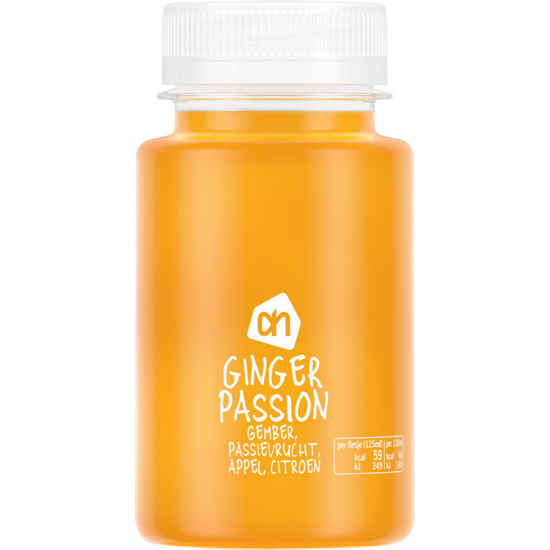 Een afbeelding van AH Ginger passion gember passievrucht