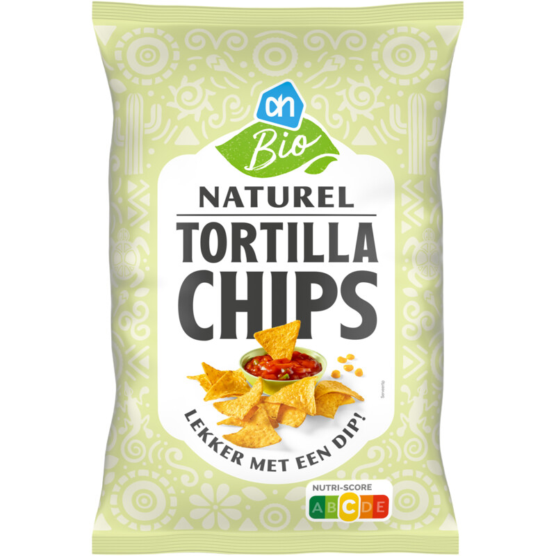 Een afbeelding van AH Biologisch Tortilla chips naturel