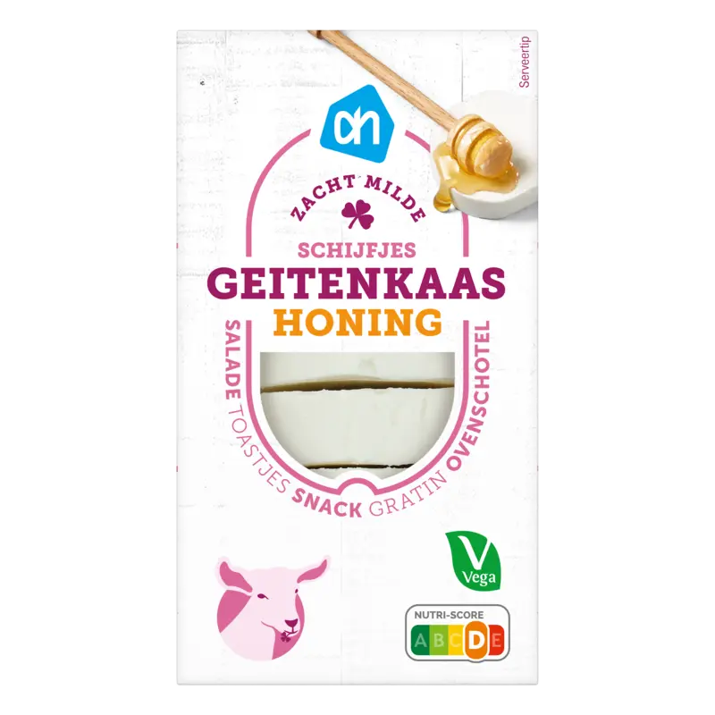 AH Geitenkaas honing schijfjes