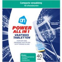 Een afbeelding van AH Power all in 1 vaatwastabletten