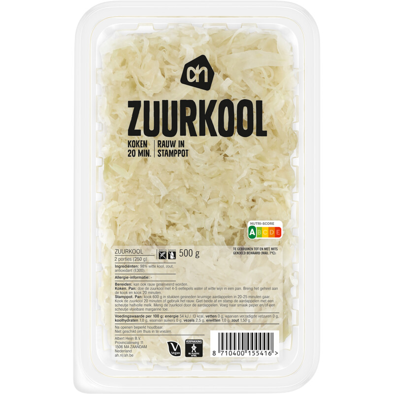 Een afbeelding van AH Zuurkool