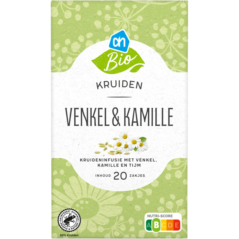 Een afbeelding van AH Biologisch Kruiden venkel & kamille