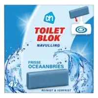 AH Toiletblok frisse oceaanbries navulling