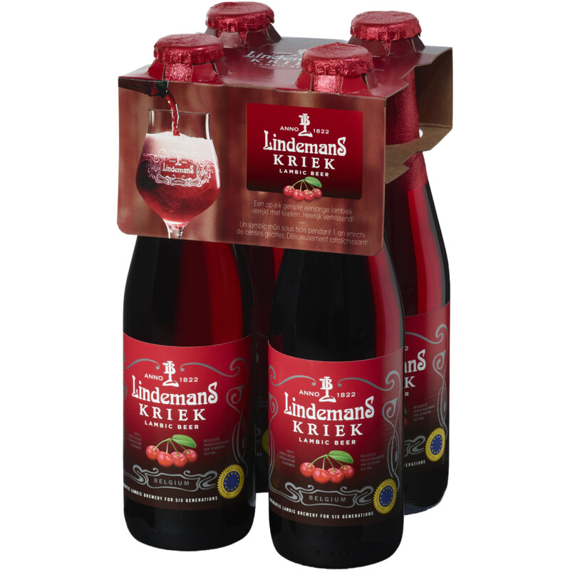 Een afbeelding van Lindeman's Kriek 4-pack bel