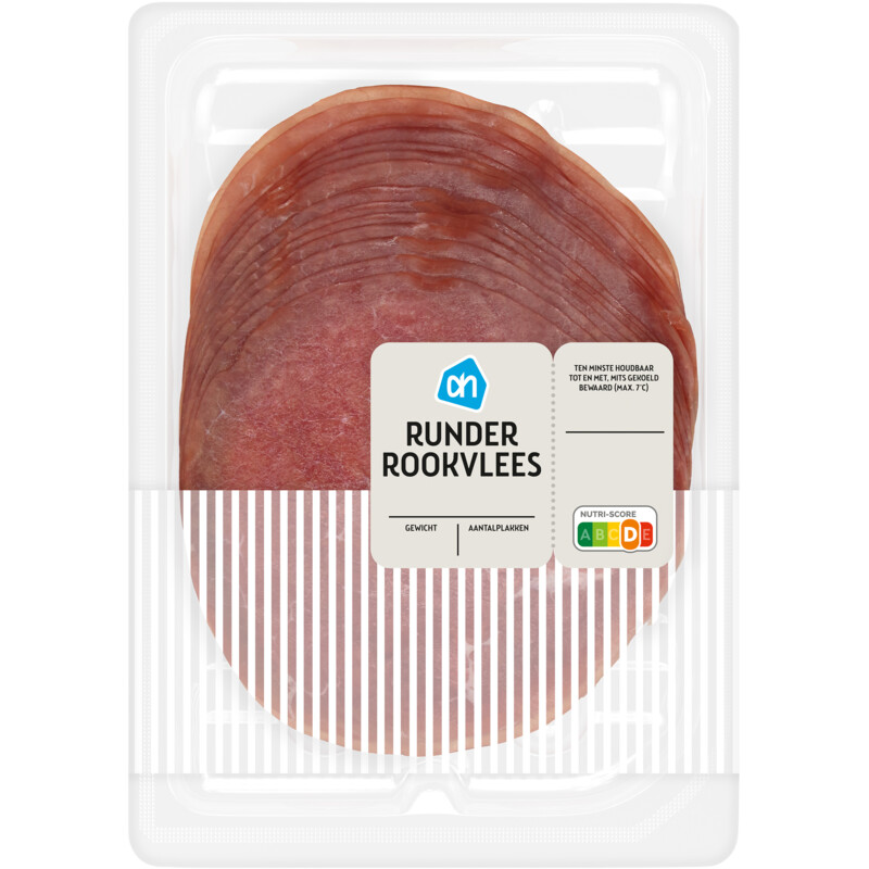 Een afbeelding van AH Runder rookvlees