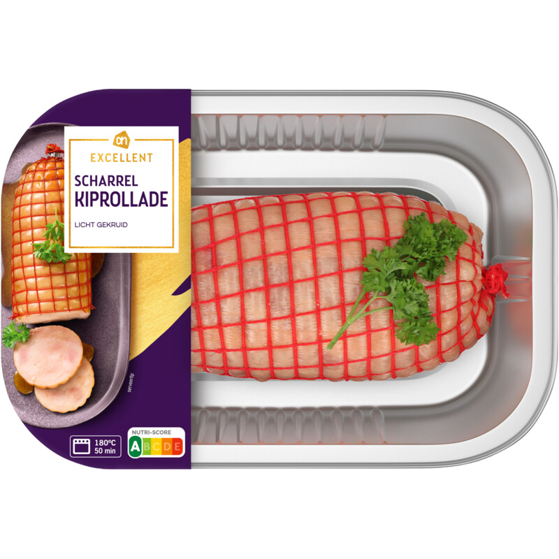 Een afbeelding van AH Excellent Scharrel kiprollade licht gekruid