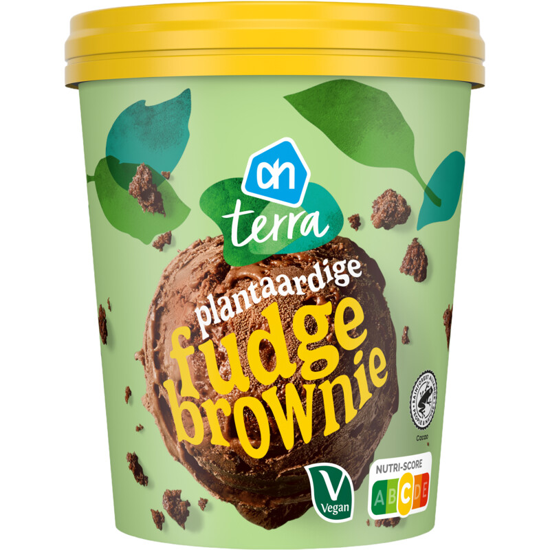 Een afbeelding van AH Terra Plantaardige fudge brownie
