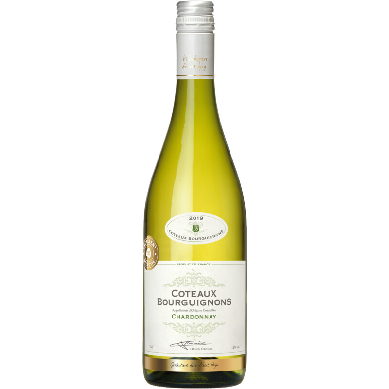 Een afbeelding van AH Excellent Selectie coteaux bourguignons chardonnay