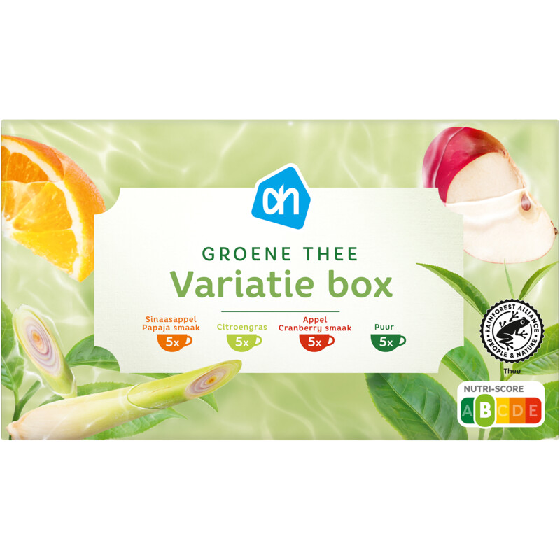 Een afbeelding van AH Groene thee variatie box