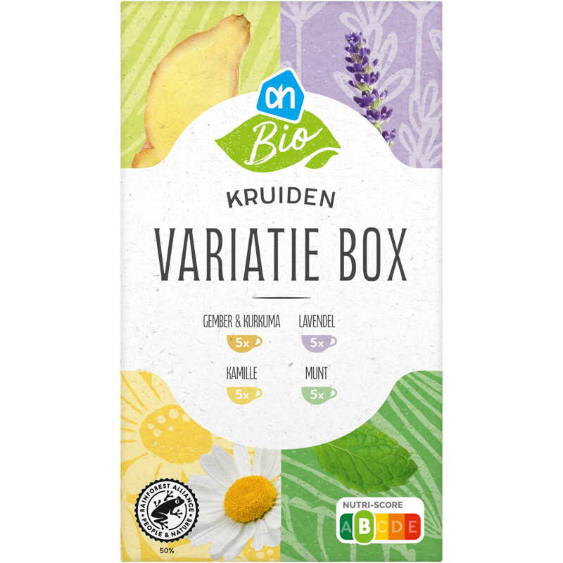 Een afbeelding van AH Biologisch Kruiden variatie box
