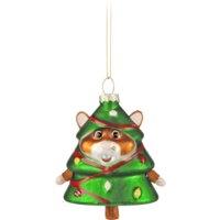 Een afbeelding van AH Excellent Glashanger hamster kerstboom