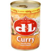 Een afbeelding van D&L D&l curry warme saus BEL