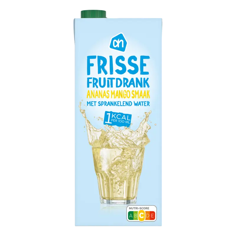 AH Frisse fruitdrank ananas mango 1kcal