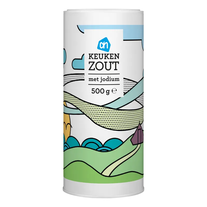Keukenzout met jodium