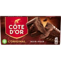 Een afbeelding van Côte d'Or Puur tablet 2 stuks BEL