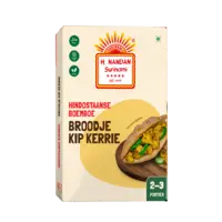 H. Nandan Hindostaanse boemboe broodje kip kerrie