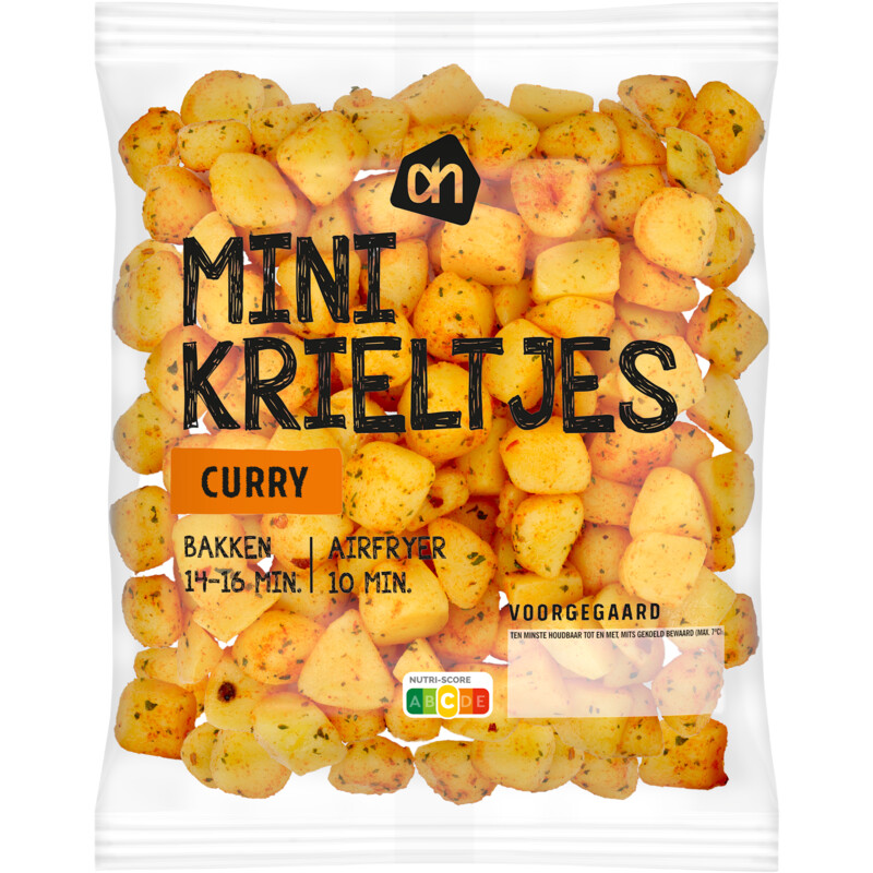 Een afbeelding van AH Mini krieltjes curry