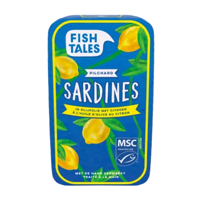pdp-image-Fish Tales Sardines in olijfolie met citroen