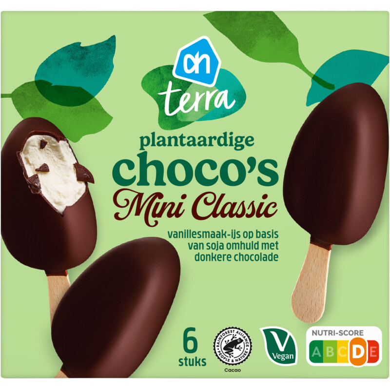Een afbeelding van AH Terra Plantaardige choco's mini