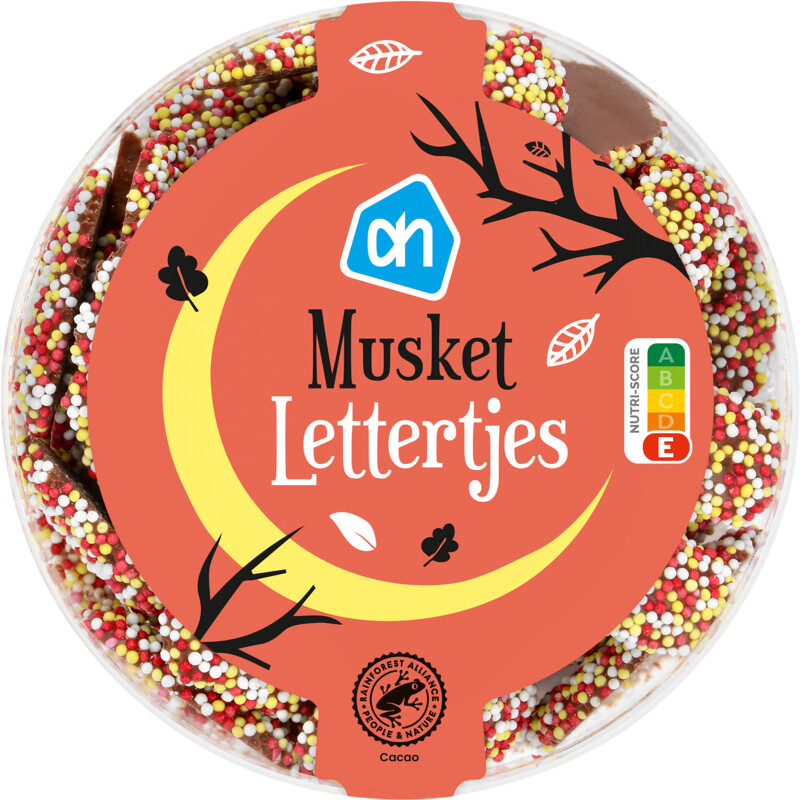 Een afbeelding van AH Silo musket lettertjes