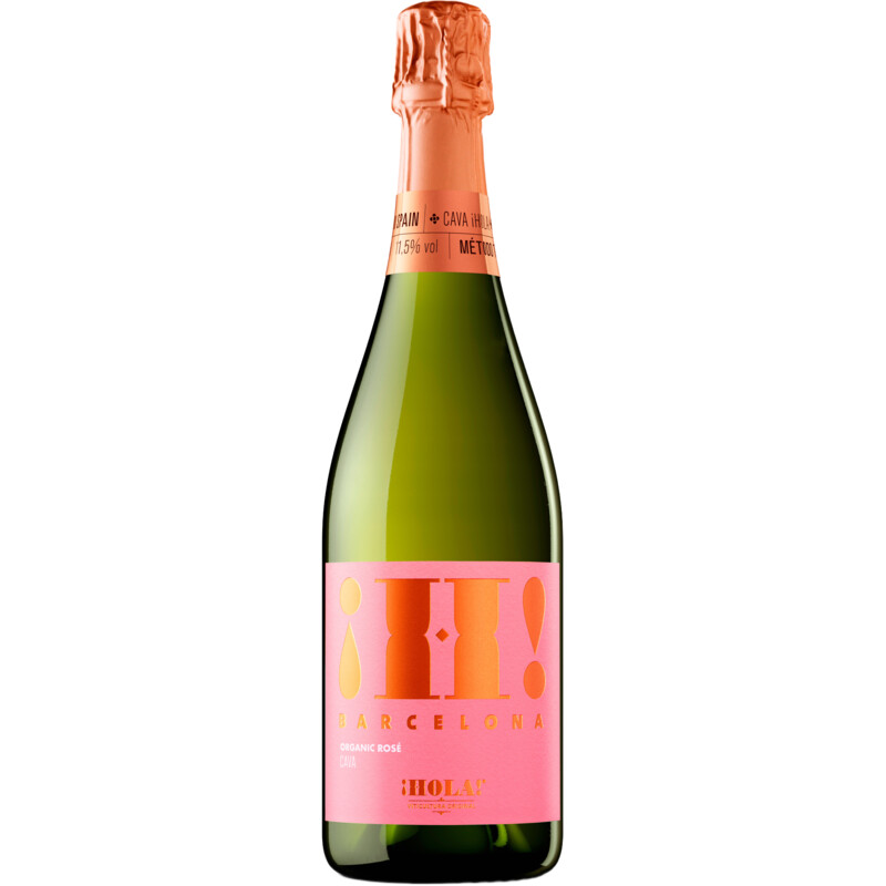 Een afbeelding van Hola! Barcelona organic rosé cava