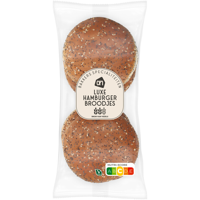 Een afbeelding van AH Luxe hamburger broodjes