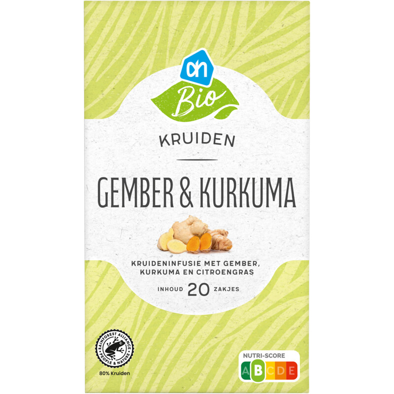 Een afbeelding van AH Biologisch Kruiden gember kurkuma