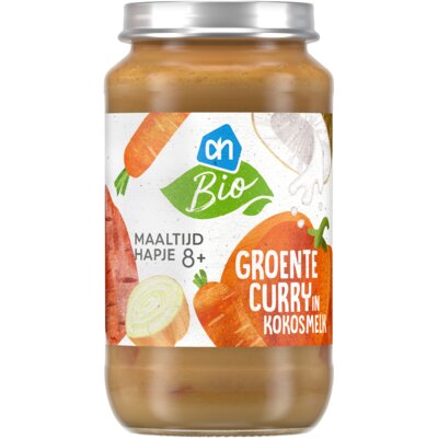 pdp-image-AH Biologisch Maaltijdhapje groentencurry kokosmelk 8+